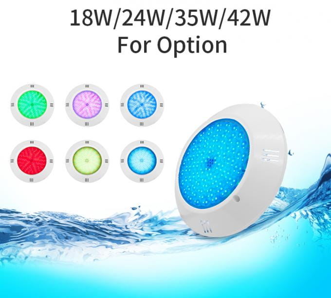 Rgb 2400lm Wall Mounted Led Pool Light Bulb Wifi Remote Control 3