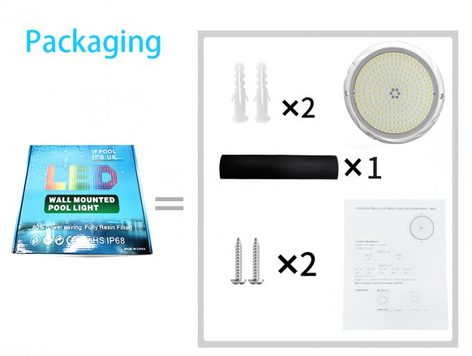 RGB Durable Concrete Pool Light WiFi Control Surface Mounted 5