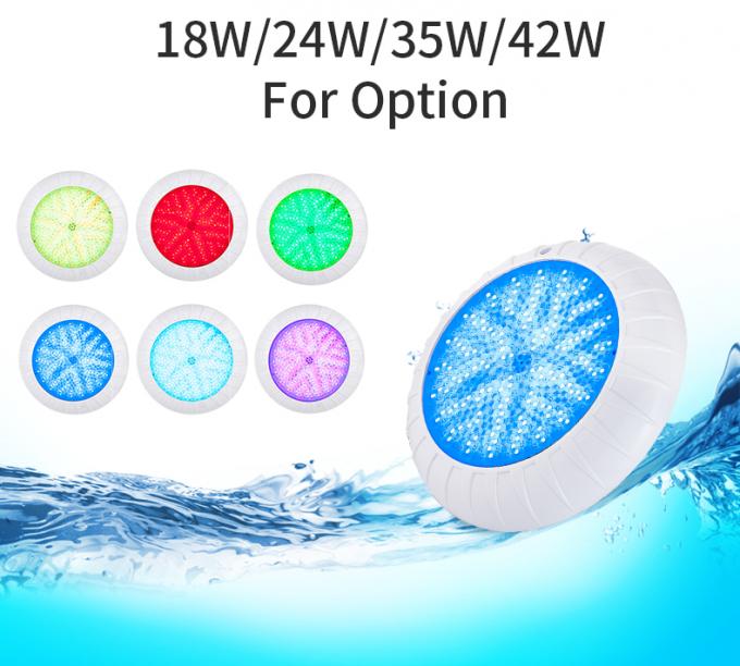 12V 18W Underwater Pool Lights RGB Color Changing IP68 Waterproof LED Pool Light 1