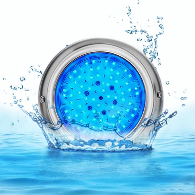 RGB Color Changing LED Pool Light Wall Mounted Refined 150mm 6W 0