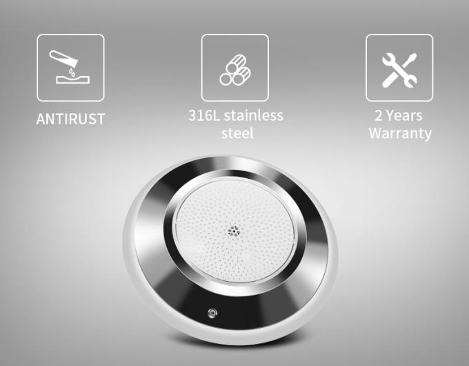 230MM Multipurpose Concrete Pool Light 316LSS IP68 Waterproof 1