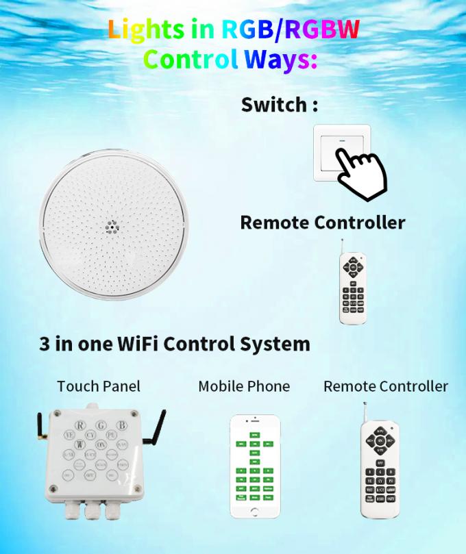 Practical Durable LED PAR56 Pool Light RGB Color Changing WiFi Control 3