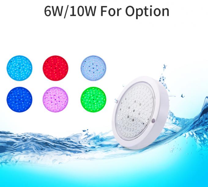 Resin Filled 120MM Concrete Pool Light Inground 6W 10W Switch WiFi Control 1