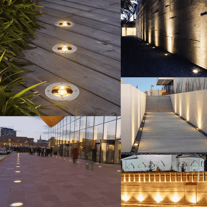 Recessed Multiscene LED Underground Light , Rustproof In Ground LED Up Lights 3
