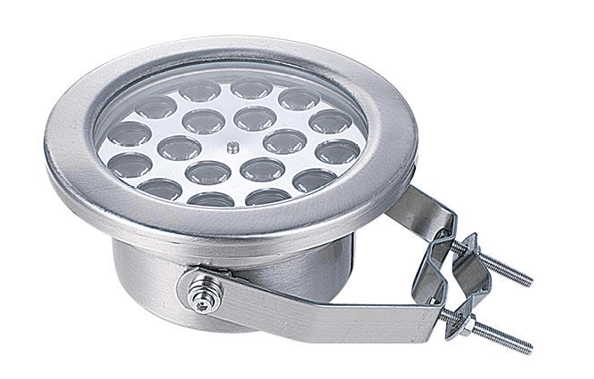 170x176mm Underwater LED Fountain Light Anticorrosive Stainless Steel 0